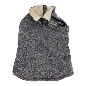 Dog Coat Size XL Polartec Sherpa Fleece-lined, Denim Heather Blue [New]